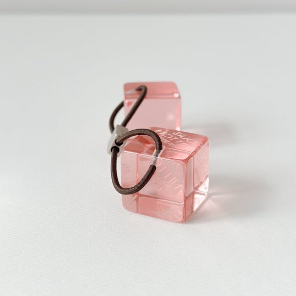 Louis Vuitton Cube Hair Tie - Pink - Picture 3 of 10